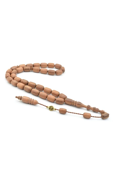 Usta İşi İmzalı Kapsül Kesim Kokulu Açık Kahve Pelesenk Tesbih