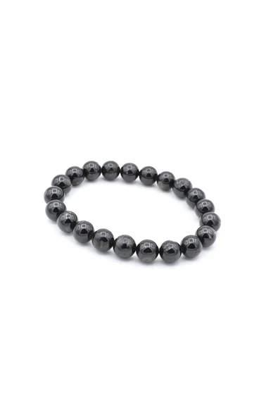 Hakiki Doğal Hipersten Taşı Bileklik Hypersthene 8.5 Mm - 3