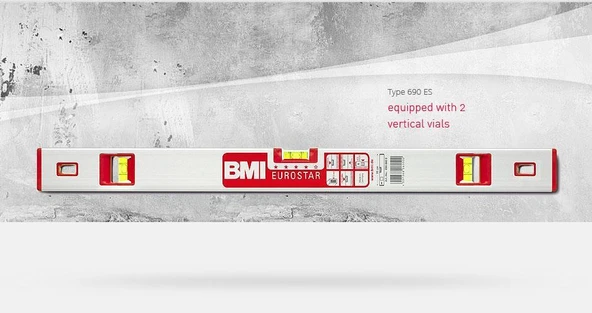 BMI EUROSTAR 690 Alüminyum Su Terazisi 50 cm. - Resim 3