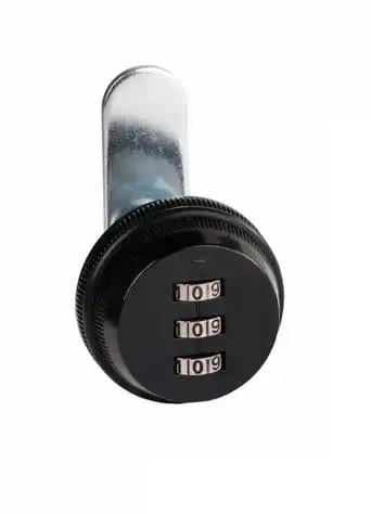 Mat Siyah 3 Şifreli Dolap Kapak ve Çekmece Kiliti