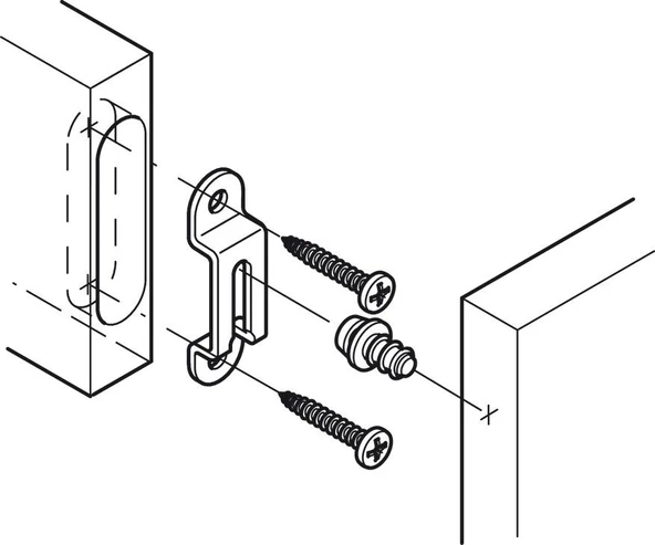 Gizli Dolap Panel Bağlantı Elemanı - 4