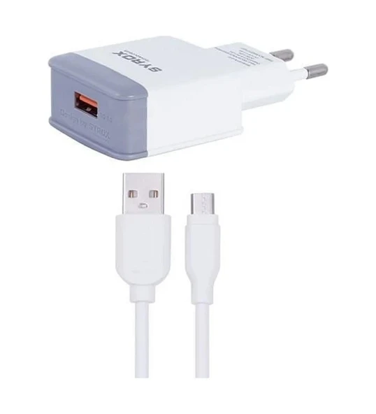 Alkılıç 3.0A Hızlı Şarj Adaptör + Micro USB Kablo