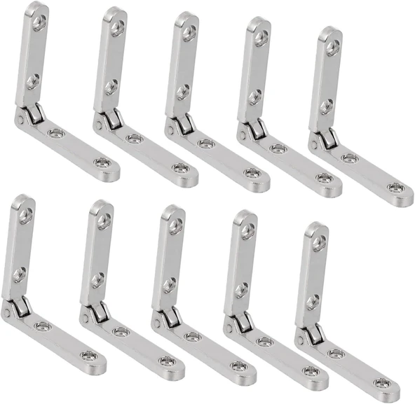 Ahşap Takı Mücevher Puro Kutu Menteşesi Nikel 6 / 90 Derece - 2