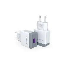 Hızlı USB Duvar Şarj Adaptörü (Başlık) 3.0A 18W - Beyaz