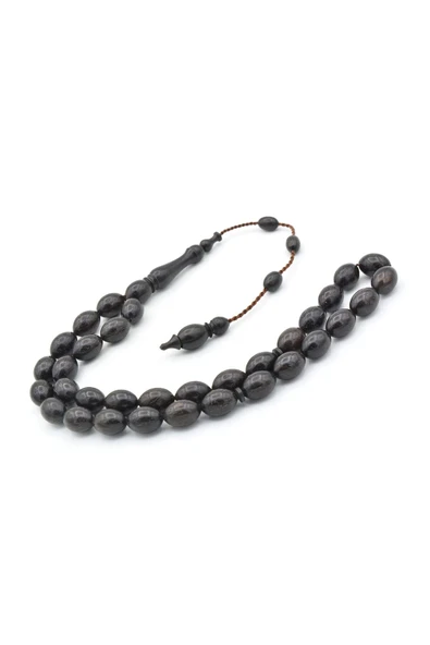 Rüstem Duman Yapımı Beyzi Kesim Blackwood Tesbih - Resim 4