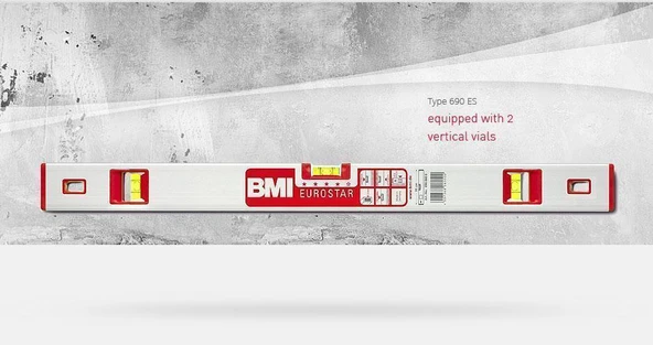 BMI EUROSTAR 690 Alüminyum Su Terazisi 120 cm. - 3