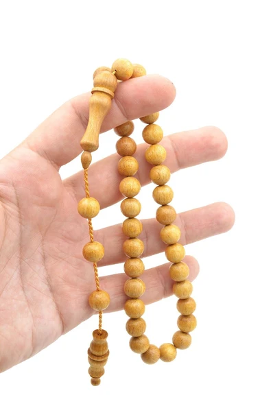 Usta İşi Sistemli Küre Kesim İri Boy Kayın Ağacı Tesbih - Resim 6