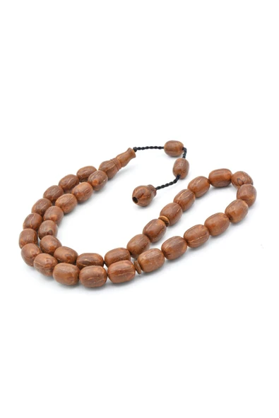 Sistemli İri Boy Kapsül Kesim Andız Ağacı Tesbih - Resim 3