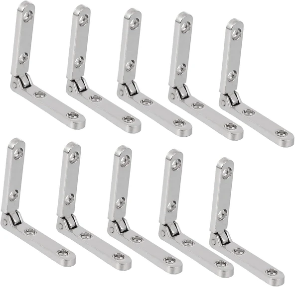 Ahşap Takı Mücevher Puro Kutu Menteşesi Nikel 6 / 180 Derece - 2