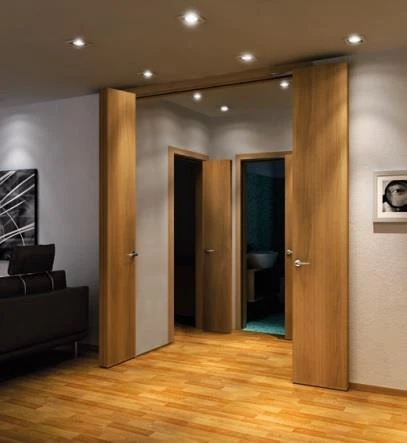 90 Derece Katlanabilir Kapı Mekanizması Sistemi Compack Living