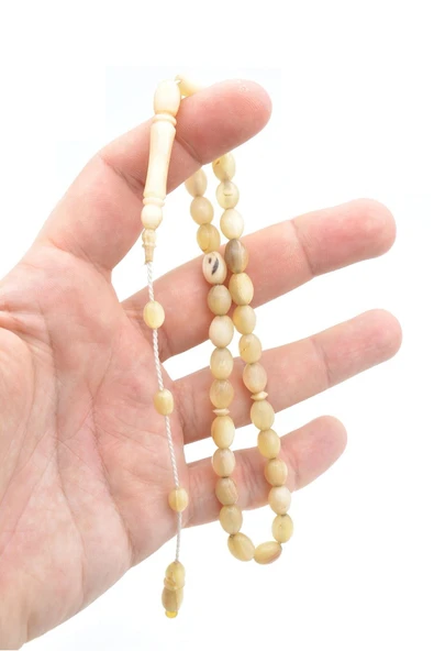 Sistemli Kapsül Kesim Günlük Boy Koç Boynuzu Tesbih - Resim 5