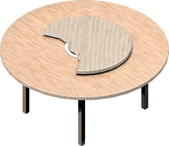 Lazy Susan Döner Tv, Masa Ve Servis Mekanizması 600 mm.