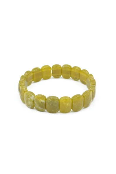 Rolex Model Hakiki Doğal Peridot Olivin Taşı Bileklik