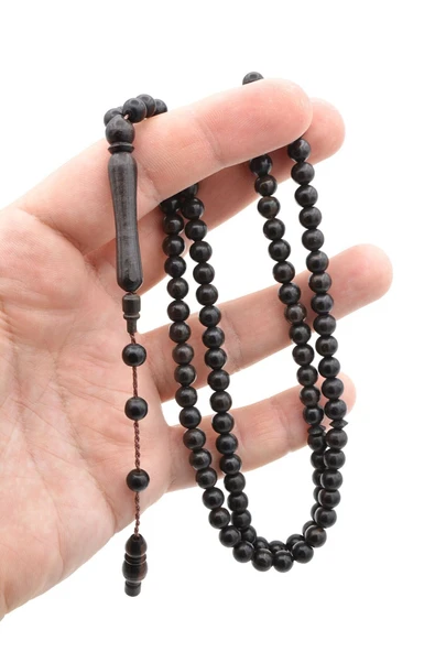 Sistemli Küre Kesim 99 Luk Abanoz Ağacı Tesbih 6 Mm - Resim 5