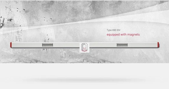 BMI EUROSTAR 690 Alüminyum Su Terazisi 50 cm. - Resim 2