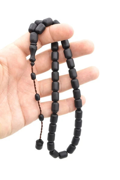 Sistemli Kapsül Kesim İri Boy Siyah Fiber Tesbih - 5