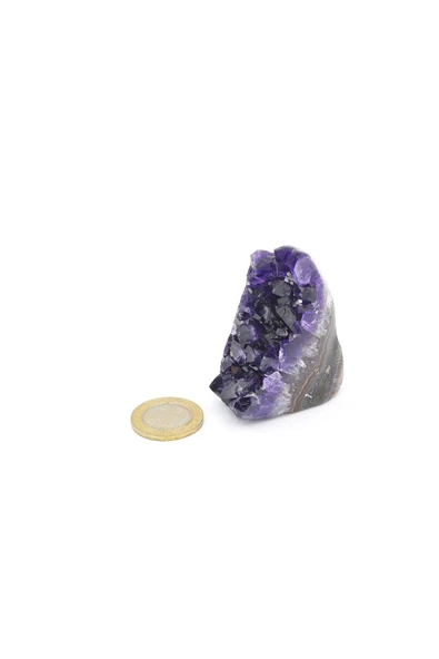 Hakiki Doğal Uruguay Ametist Taşı Kaya Parçası 123 Gram - 5