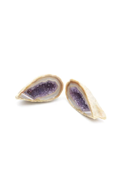 Hakiki Doğal Jeod Ametist Taşı Kaya Parçası 128 Gram - 2
