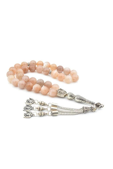 Hakiki Doğal İri Boy Güneş Taşı Tesbih 10 Mm ürün görseli 1