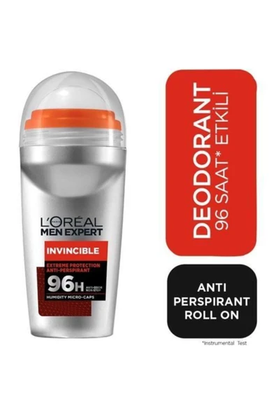L'oreal Paris Men Expert Invincible Roll-On Deodorant 50 ml