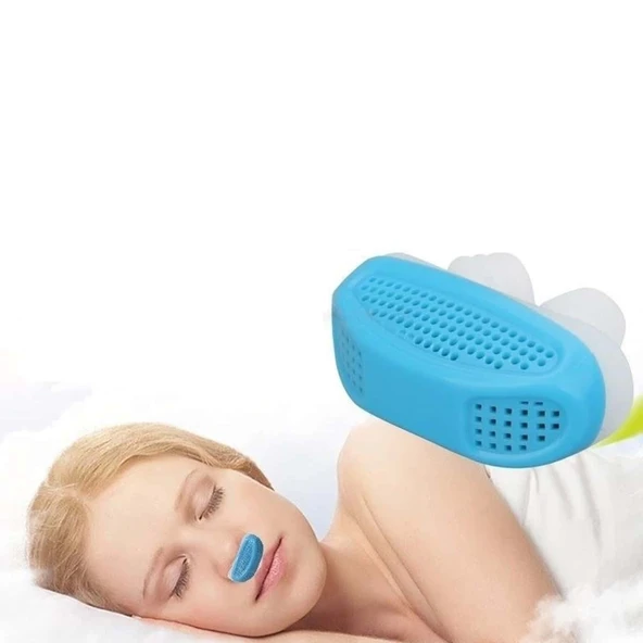 Rahat Uyku İçin Anti Snore Sleep Horlama Engelleyici Aparat Uyku Stoperi - 4