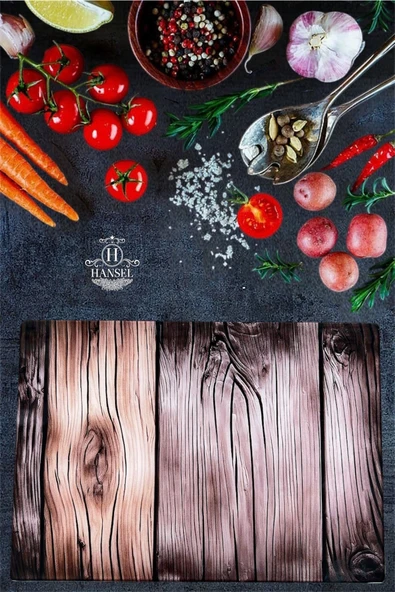 Cam Kesme Tahtası Ve Sunum Tablası Kırılmaz Çizilmez Kaymaz 35cm X 25cm - 2