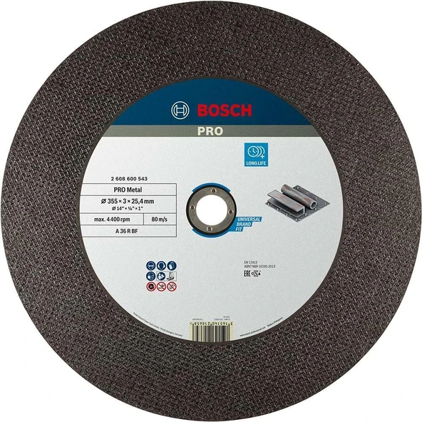 Bosch 350x25.40x2.8 mm Expert For Metal Düz Kesme Diski