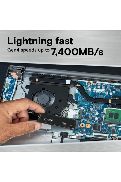 Crucial T500 500GB SSD Gen4 NVMe M.2 CT500T500SSD8 - 2