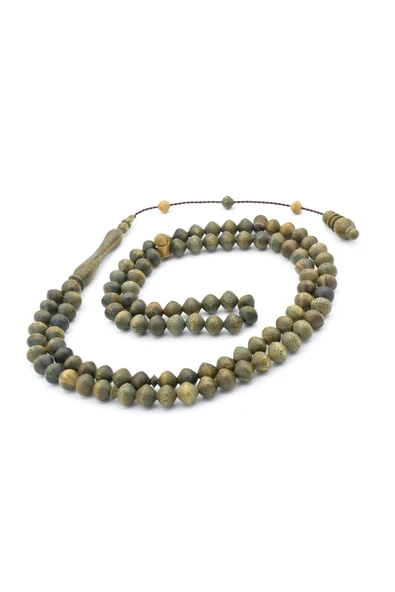 Usta İşi Sistemli Sığırcık Kesim 99 luk Pelesenk Tesbih - Resim 4