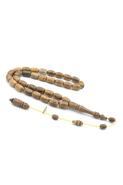 Mustafa Uysal İmzalı Kapsül Kesim Aslan Ağacı Tesbih ürün görseli 1