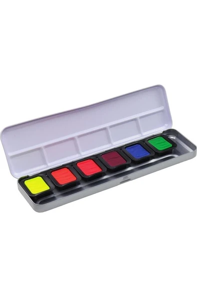 finetec Suluboya Seti Premium Neon 6lı Fn9000 - Resim 3