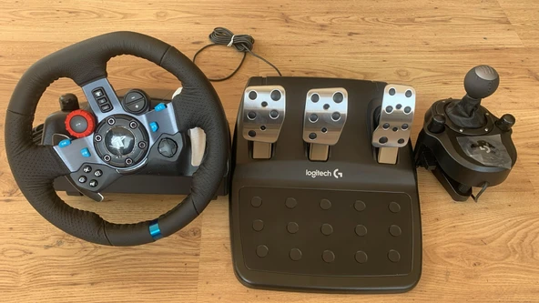 Logitech G29 Direksiyon Seti + Vites PS3 PS4 PS5 PC Uyumlu TEŞHİR ÜRÜN