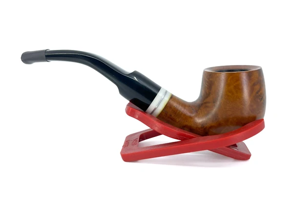 Dapper Bent Apple Briar (Gül Kökü) 9 mm Filtreli El Yapımı Pipo - 2439 - 5