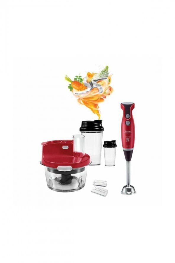 Tefal Masterblend Activflow Pro Extreme Cam Blender Seti 1500W Kırmızı