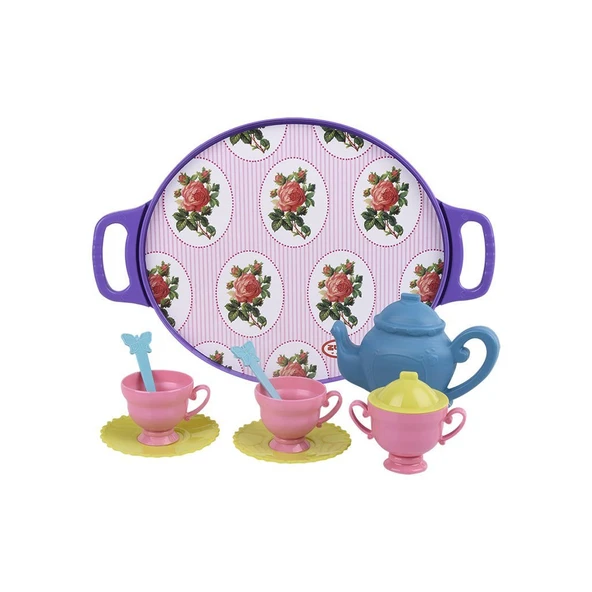 4040 Tepsili Çay Seti -Zuzutoys - 2