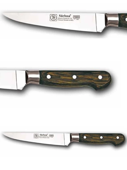 Sürbisa Ahşap Saplı Yöresel Mutfak Bıçağı 61002-YM 15.0 cm - Resim 2