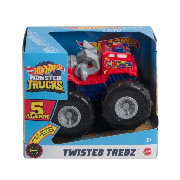 GVK37 Hot Wheels Monster Trucks 1:43 Çek Bırak Arabalar - 2