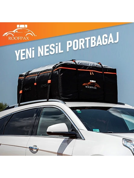 Unıversal Roofpax Araç Üstü Tavan Çantası Yeni Nesil Portbagaj