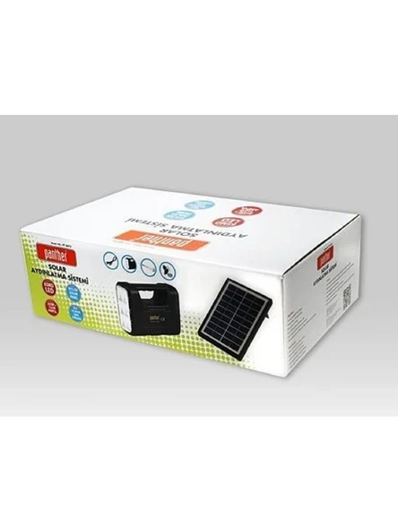 Panther PT-8070 Solar Şarjlı Aydınlatma ve Mobil Şarj Sistemi - 2