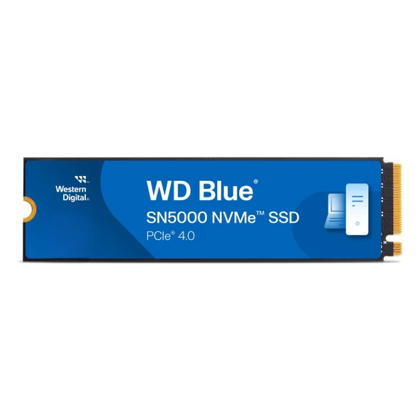 WD Blue SN5000 WDS100T4B0E 1TB (5150/4900MB/s) M.2 2280 PCIe 4.0 NVMe SSD ürün görseli