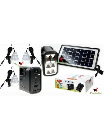 Panther PT-8070 Solar Şarjlı Aydınlatma ve Mobil Şarj Sistemi