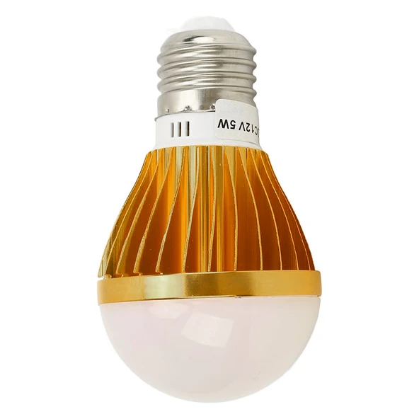 Akü Pensli 4 Metre Kablolu 12 V Tasarruflu Seyyar Led Ampul 5W Lamba Anahtarlı Aydınlatma Beyaz Işık - 7