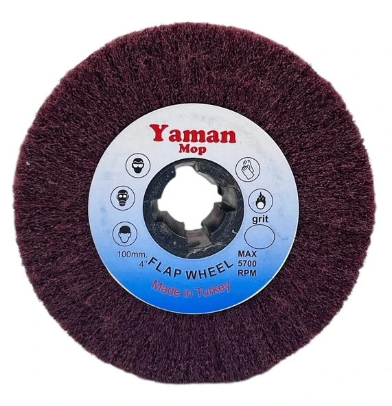 100x100mm Kamalı Elyaf Skoç Mop -Fıne(Orta Sert) YamanMop - 2