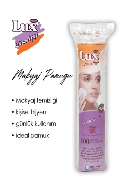100'lü Lux Disk Makyaj Pamuğu 7 AL 6 ÖDE ve ROSIE - Resim 2