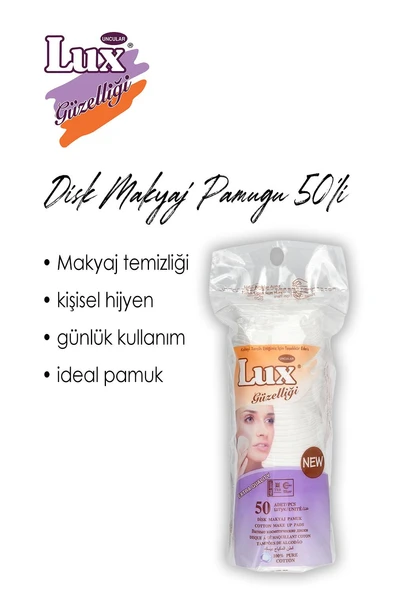 50'li Lux Disk Makyaj Pamuğu 13 AL 11 ÖDE ve ROSIE - Resim 2
