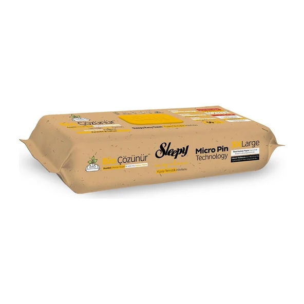 Sleepy Bio Çözünür Yüzey Temizlik Havlusu Karma Paket 3x50 (150 Yaprak) - 3