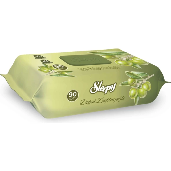 Sleepy Zeytinyağlı Islak Havlu 12x90 1080 Adet ürün görseli 1