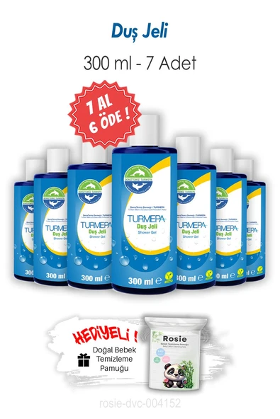 7 AL 6 ÖDE Turmepa Duş Jeli 300 ML ve ROSIE