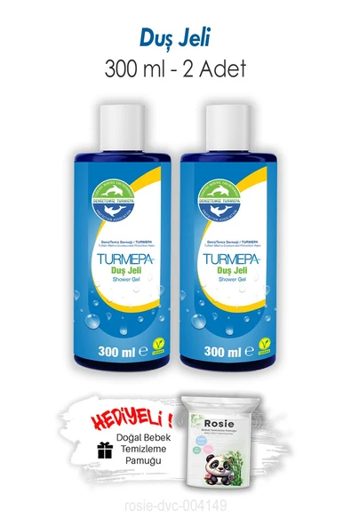 Turmepa 2 Adet Duş Jeli 300 ML ve ROSIE