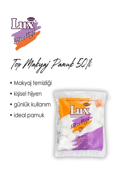 Lux Top Makyaj Pamuğu 50'li 7 AL 6 ÖDE ve ROSIE - Resim 2